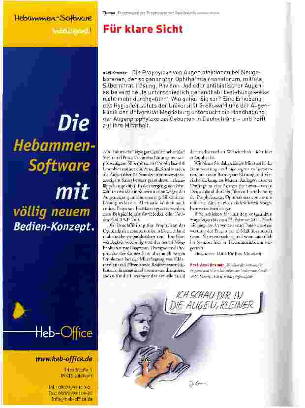 Vorschauseite 1: Für klare Sicht