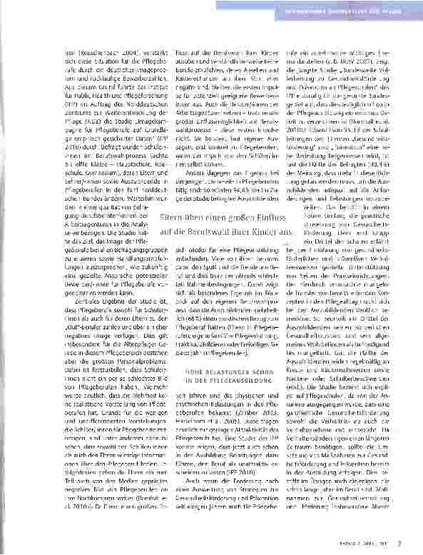 Vorschauseite 2: NOTWENDIGE REFORMPROZESSE UND STRATEGIEN FÜR EINE MODERNE PFLEGE