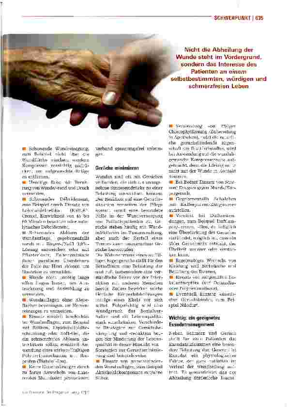 Vorschauseite 4: Wenn Wunden nicht mehr heilbar sind