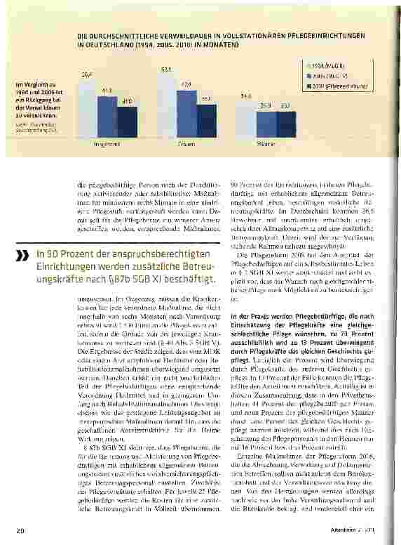Vorschauseite 3: Die Qualität hat sich verbessertPflege-Weiterentwicklungsgesetz