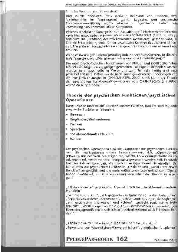 Vorschauseite 2: Ethik lehren: zur Entwicklung des moralischen Urteils im Unterricht