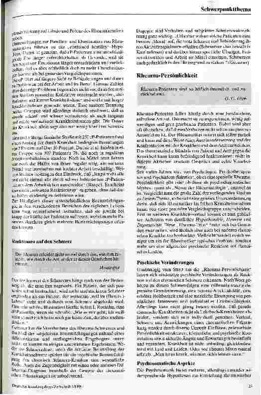 Vorschauseite 2: Der Rheumatiker als chronisch Kranker