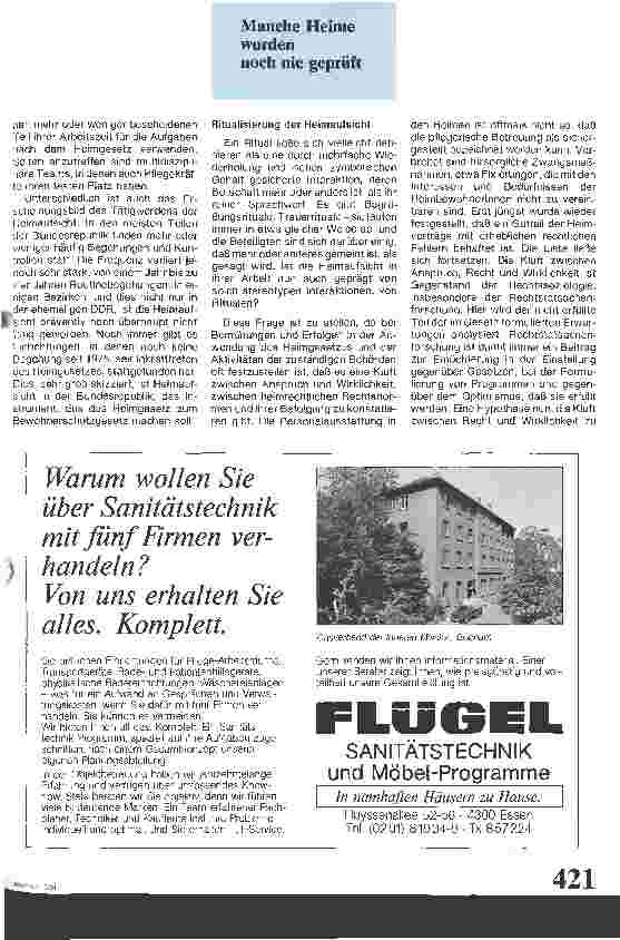 Vorschauseite 2: Heimaufsicht als Ritual - Von Kontrolle zu Kooperation