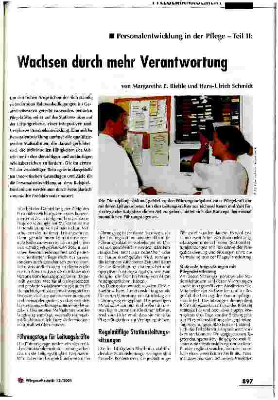 Vorschauseite 1: Wachsen durch mehr Verantwortung Teil 2