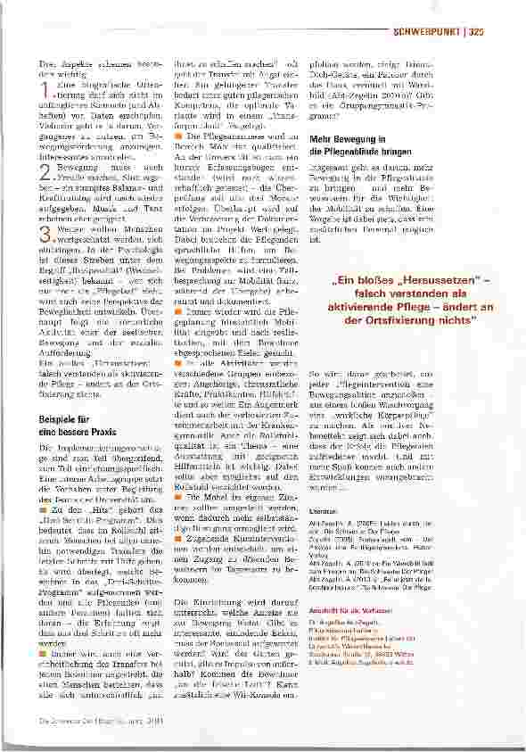 Vorschauseite 4: Mobil im Pflegeheim