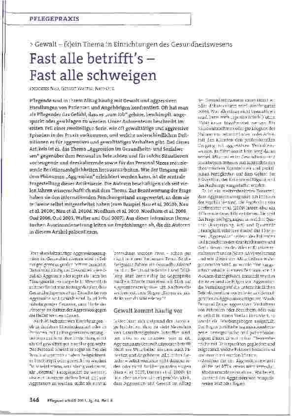Vorschauseite 1: Fast alle betrifft es -Fast alle schweigen