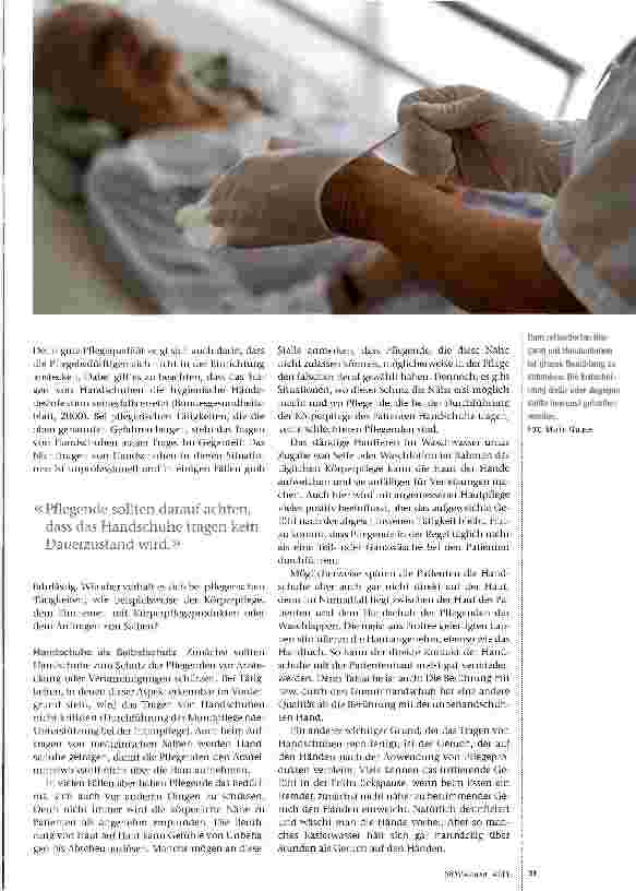 Vorschauseite 2: Zum Tragen von Handschuhen - Pro und contra