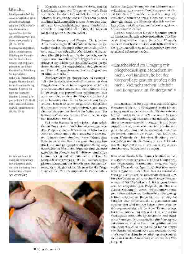 Vorschauseite 3: Zum Tragen von Handschuhen - Pro und contra