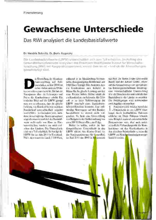Vorschauseite 1: Gewachsene Unterschiede
