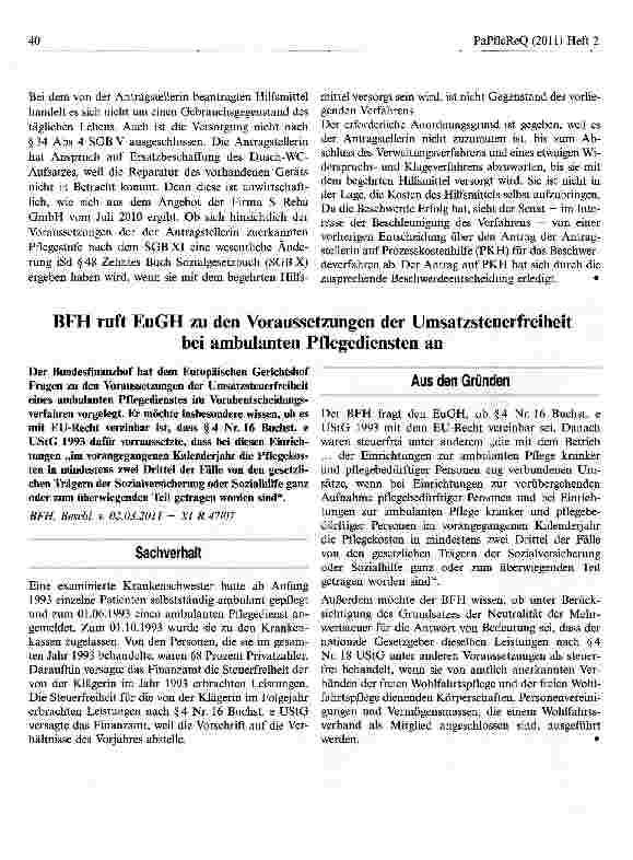 Vorschauseite 3: Krankenkasse muss für selbstbestimmtes Leben notwendiges Hilfsmittel zahlen