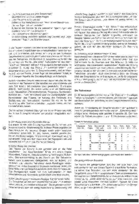 Vorschauseite 2: Informationsgespräche erleichtern das Einleben