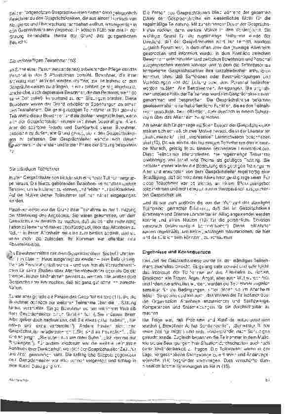 Vorschauseite 3: Informationsgespräche erleichtern das Einleben