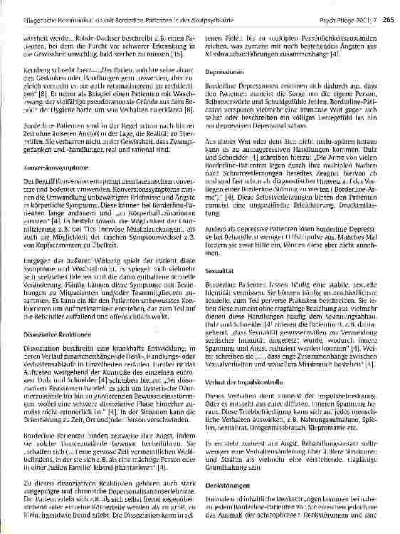 Vorschauseite 3: Pflegerische Kommunikation mit Borderline-Patienten in der Akutpsychiatrie Überlegungen zum Verständnis, zum Umgang und zur Gesprächsführung