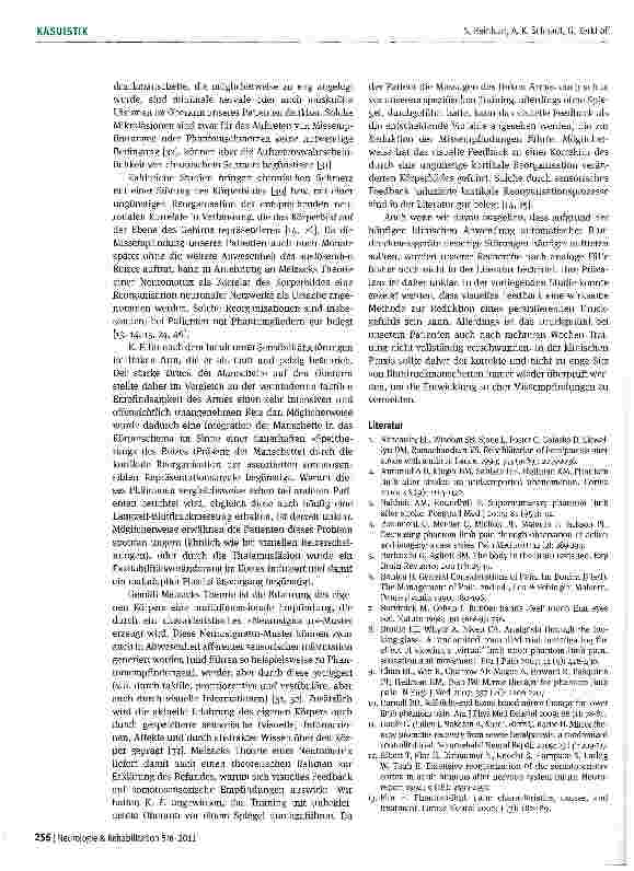 Vorschauseite 6: Behandlung von Missempfindungen nach Schlaganfall mittels Spiegeltherapie: eine Fallstudie