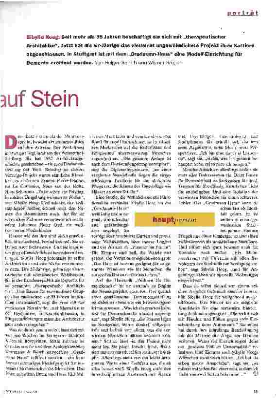 Vorschauseite 2: Stein auf Stein