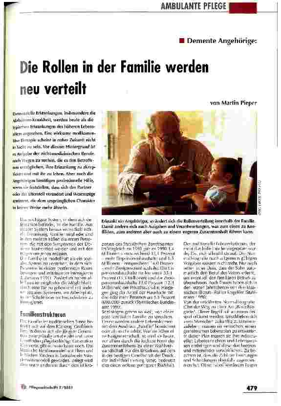 Vorschauseite 1: Die Rollen in der Familie werden neu verteilt