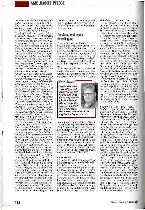 Vorschauseite 4: Die Rollen in der Familie werden neu verteilt