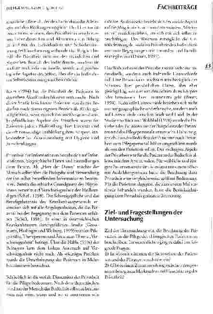 Vorschauseite 2: Privatheit in der Pflege chirurgischer Patienten Sichtweisen der Patienten und der Pflegekräfte