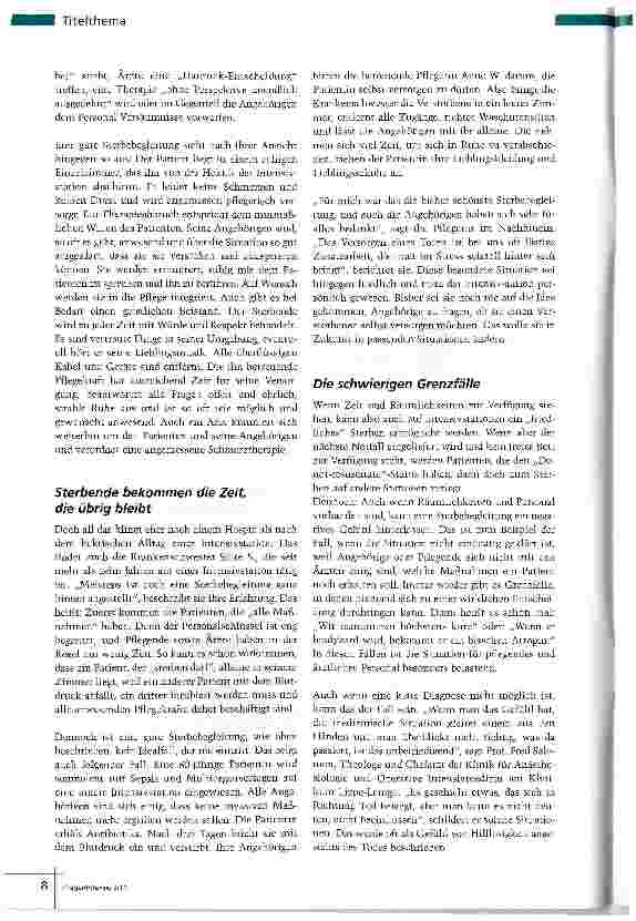 Vorschauseite 3: Zwischen Leben und Tod
