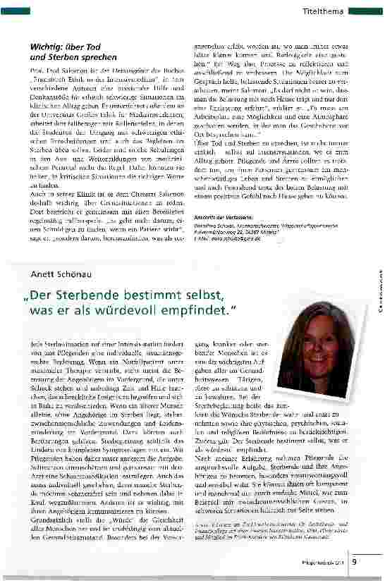 Vorschauseite 4: Zwischen Leben und Tod