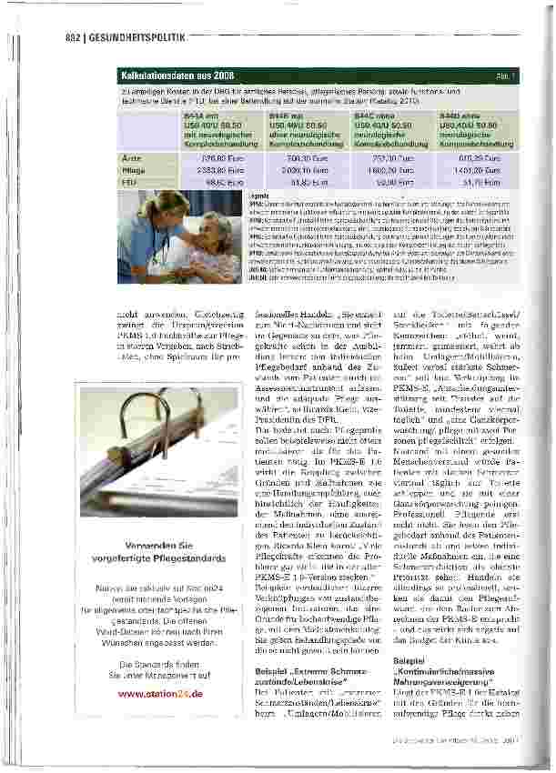 Vorschauseite 3: Pflege im DRG-System: Alle Möglichkeiten nutzen