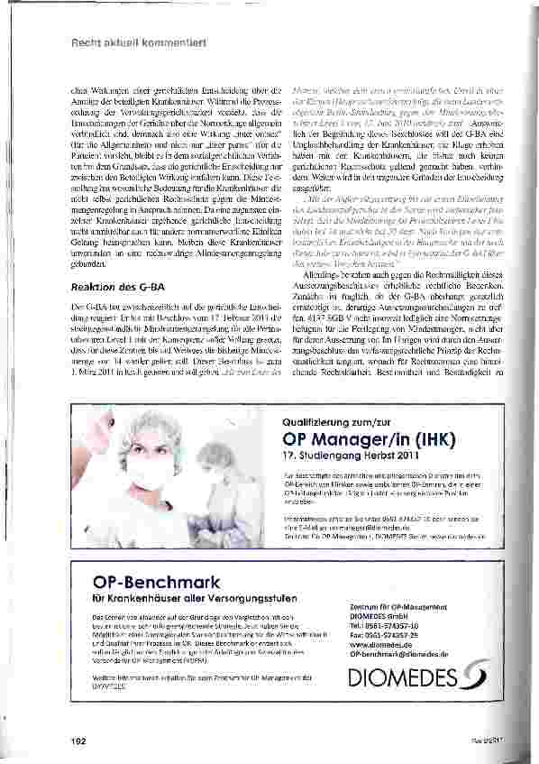 Vorschauseite 5: Quo vadis Mindestmenge?