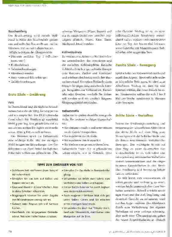 Vorschauseite 2: Drei Säulen der Gewichtsreduktion