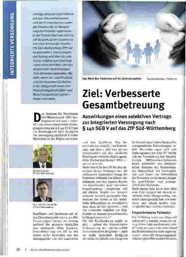 Vorschauseite 1: Ziel: Verbesserte Gesamtbetreuung