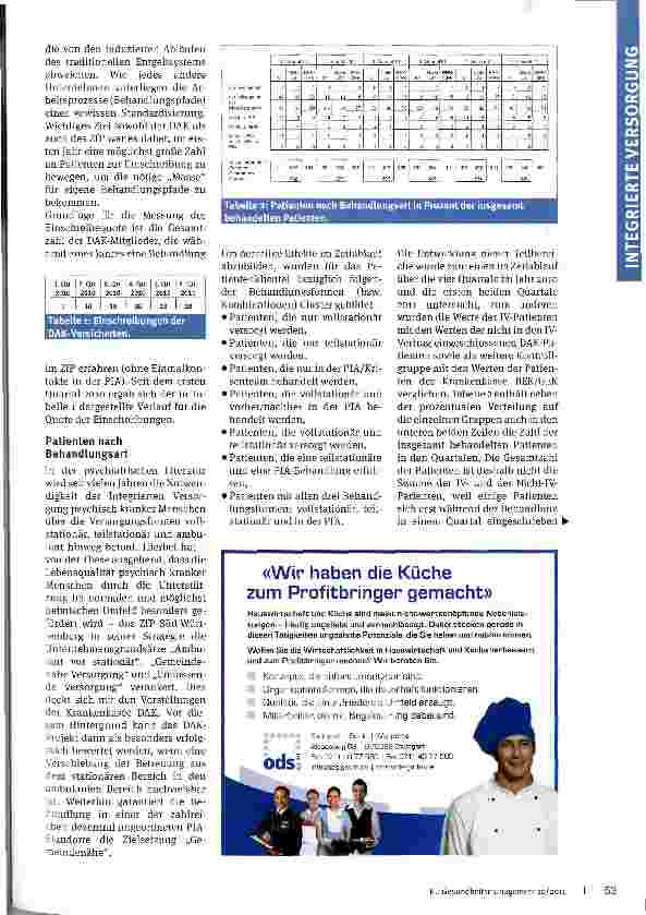 Vorschauseite 2: Ziel: Verbesserte Gesamtbetreuung