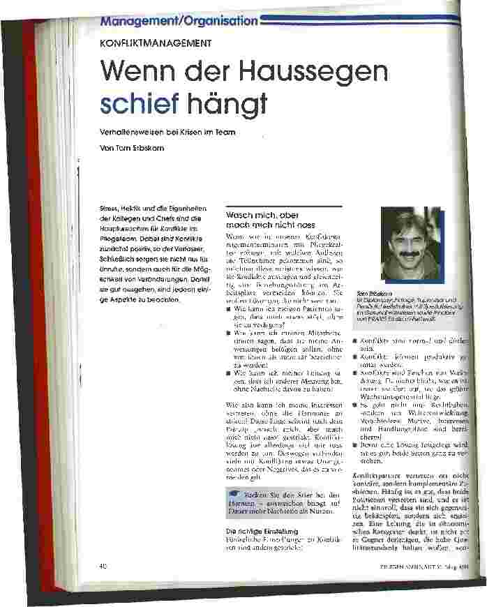 Vorschauseite 1: Wenn der Haussegen schief hängt