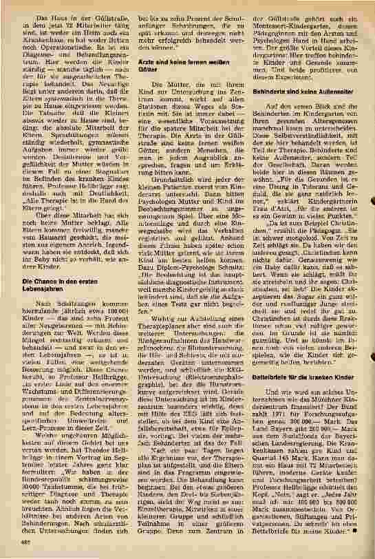 Vorschauseite 2: Das Kinderzentrum in München