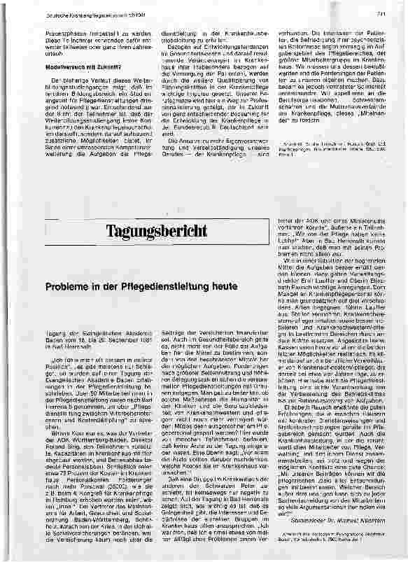Vorschauseite 3: Weiterbildungsstudium Pflegedienstleitung im Krankenhaus an der Fachhochschule Osnabrück