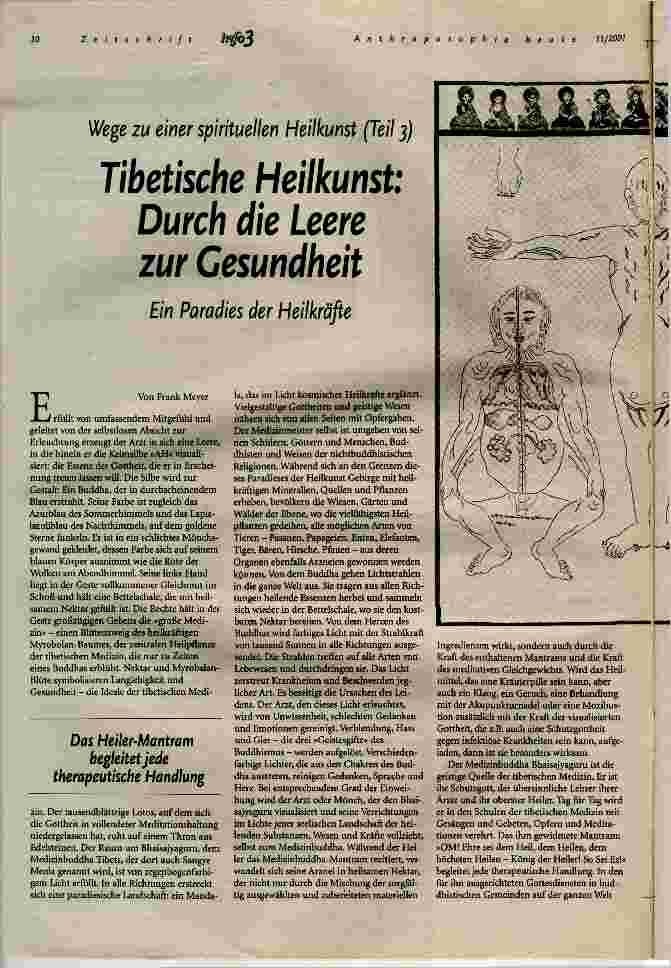 Vorschauseite 1: Tibetische Heilkunst: Durch die Leere zur Gesundheit Wege zu einer spirituellen Heilkunst (Teil 3)