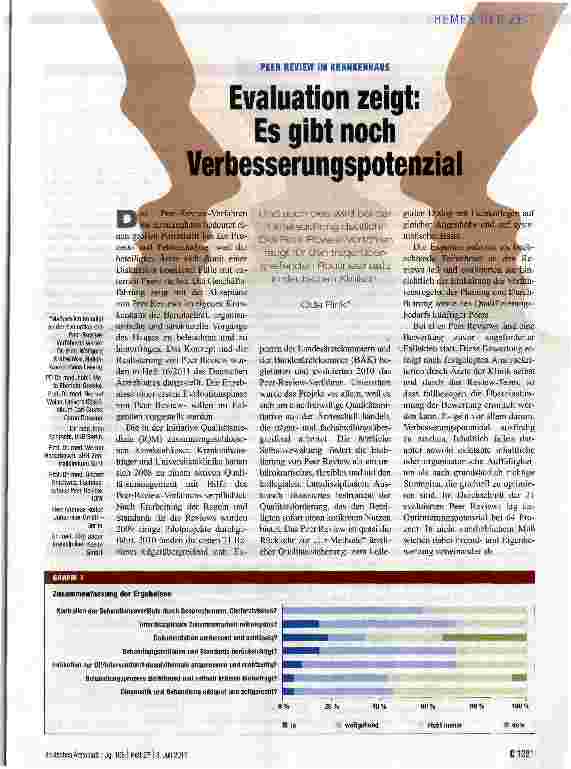 Vorschauseite 1: Evaluation zeigt: Es gibt noch Verbesserungspotenzial