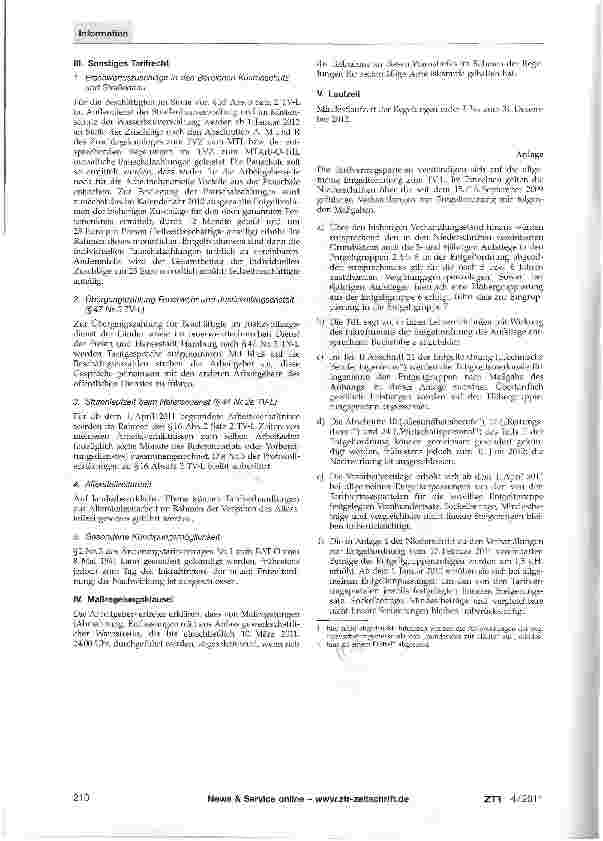 Vorschauseite 2: Tarifeinigung bei den Ländern 2011/2012