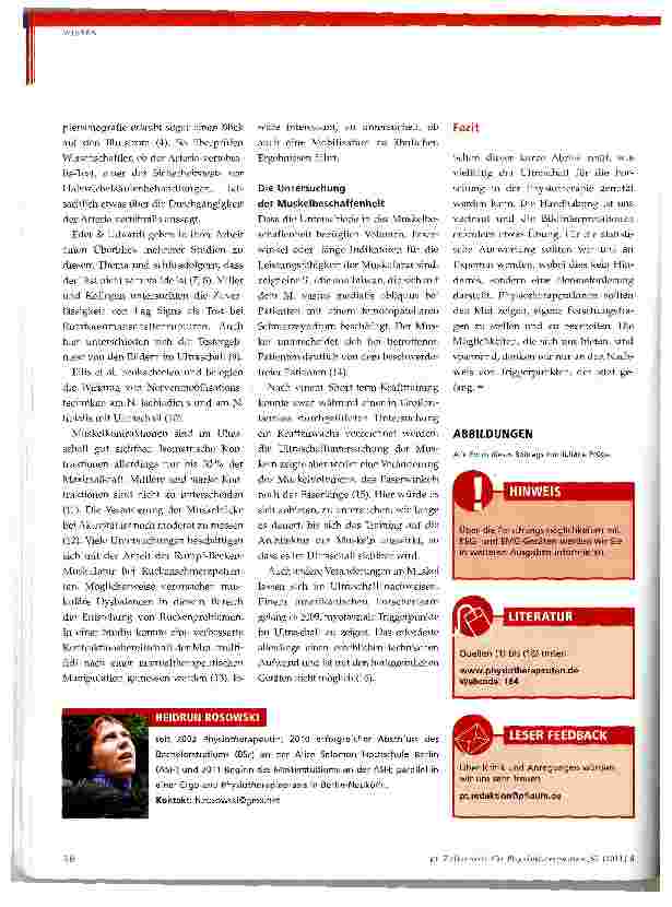 Vorschauseite 3: Was untersucht eine Physiotherapeutin im Biosignallabor?