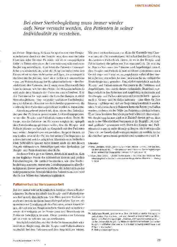 Vorschauseite 3: Das Sterben gestalten