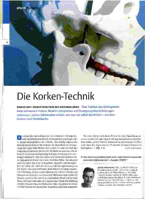 Vorschauseite 1: Die Korken-Technik