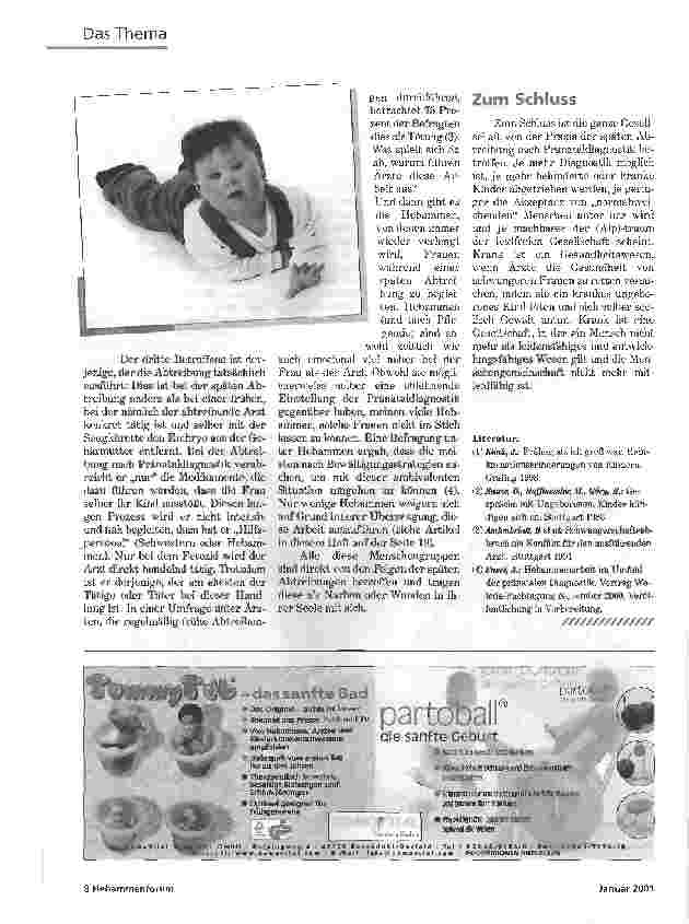 Vorschauseite 4: PRÄNATALDIAGNOSTIKWER IST VON DEN FOLGEN BETROFFEN?