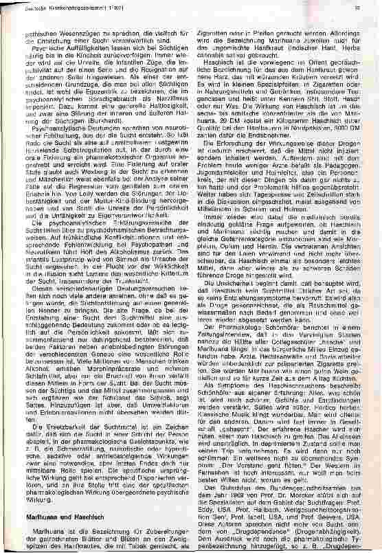 Vorschauseite 3: Zur Problematik der modernen Rauschmittel
