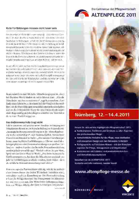 Vorschauseite 4: PERSONALENTWICKLUNGMITARBEITER WACHKÜSSEN