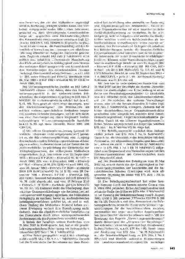 Vorschauseite 3: Rechtsanspruch des Personalrats auf Rücknahme einer vollzogenen Maßnahme