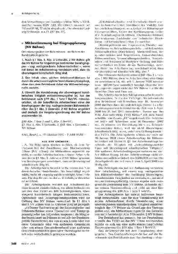 Vorschauseite 6: Rechtsanspruch des Personalrats auf Rücknahme einer vollzogenen Maßnahme