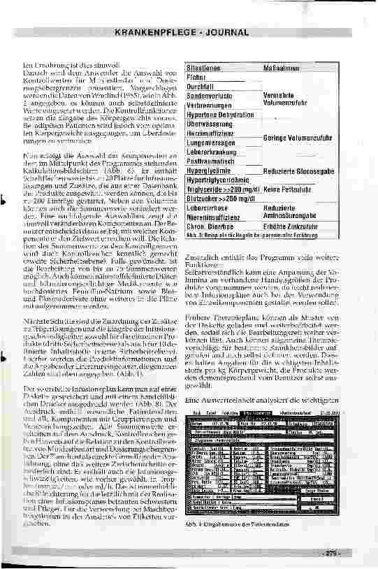 Vorschauseite 4: Computerunterstützte parenterale Ernährung