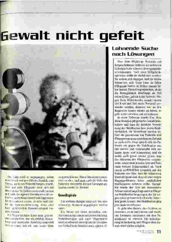 Vorschauseite 2: Auch Spitäler sind vor Gewalt nicht gefeit