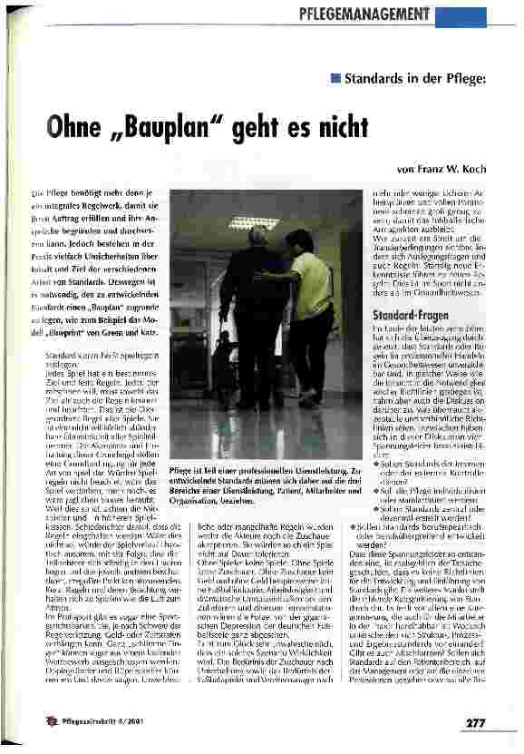 Vorschauseite 1: Ohne Bauplan geht es nicht