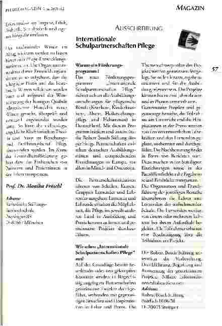 Vorschauseite 3: Münchner Pflegekongress 2000 Paradigmenwechsel in der professionellen Pflege