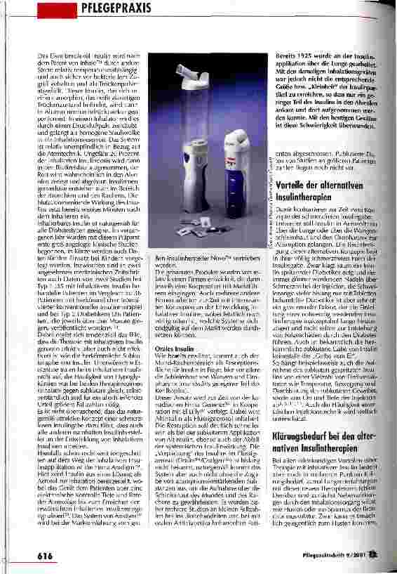 Vorschauseite 2: Bald ohne Spritzen leben?
