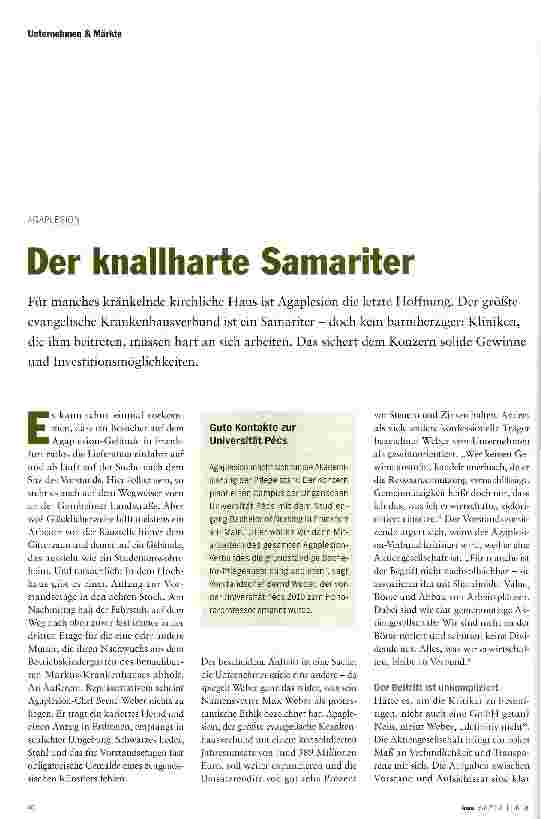 Vorschauseite 1: Der knallharte Samariter