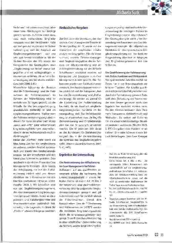 Vorschauseite 2: Ziele und Kontrakte in der beruflichen Eingliederung:Ein Beitrag zur Optimierung des methodischen Handelns bei dereidgenössischen Invalidenversicherung des Kantons Schaffhausen